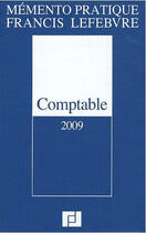 Couverture du livre « Mémento comptable 2009 » de Price Waterhouse aux éditions Lefebvre