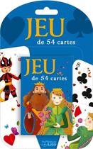 Couverture du livre « Jeu de 54 cartes bleu » de Collectif aux éditions Lito