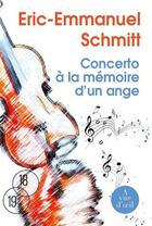 Couverture du livre « Concerto à la mémoire d'un ange » de Éric-Emmanuel Schmitt aux éditions A Vue D'oeil