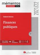 Couverture du livre « Finances publiques : élaboration - exécution - contrôle (9e édition) » de Stephanie Damarey aux éditions Gualino