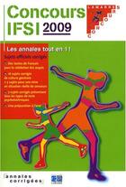 Couverture du livre « Concours ifsi 2009 » de Editions Lamarre aux éditions Lamarre