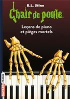 Couverture du livre « Les leçons de piano et pièges mortels » de R. L. Stine aux éditions Bayard Jeunesse
