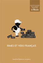 Couverture du livre « Rimes et vers français » de Sandrine Bedouret-Larraburu aux éditions Garnier