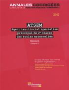 Couverture du livre « ATSEM principal 2e classe 2017 ; concours » de Cig Petite Couronne aux éditions Documentation Francaise