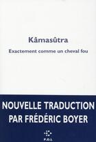 Couverture du livre « Kâmasûtra » de Frederic Boyer aux éditions P.o.l
