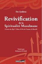 Couverture du livre « Revivification de la spiritualité musulmane » de Al-Maqdisi Ibn Qudama aux éditions Iqra
