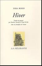 Couverture du livre « Hiver » de Yosa Buson aux éditions La Delirante