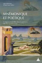 Couverture du livre « Mnémonique et poétique » de Anne-Laure Imbert aux éditions Editions De La Sorbonne