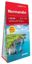 Couverture du livre « Normandie 1/300.000 (carte grand format laminee) » de  aux éditions Expressmap