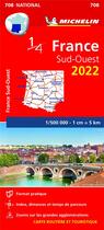 Couverture du livre « France sud-ouest 2022 » de Collectif Michelin aux éditions Michelin