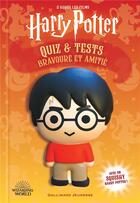 Couverture du livre « Harry Potter : quiz et tests ; bravoure et amitié (livre squishy) » de  aux éditions Gallimard-jeunesse