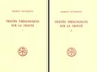 Couverture du livre « Traité théologique sur la trinité t.1 et t.2 » de Marius Victorinus aux éditions Cerf