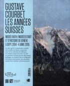 Couverture du livre « Gustave Courbet ; les années suisses » de Laurence Madeline aux éditions Art Lys