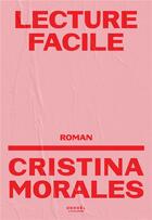 Couverture du livre « Lecture facile » de Cristina Morales aux éditions Denoel
