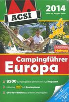 Couverture du livre « **Europe Acsi G.Camping 2014 (All)** » de  aux éditions Hallwag