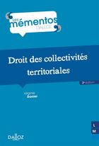 Couverture du livre « Droit des collectivités territoriales (2e édition) » de Virginie Donier aux éditions Dalloz