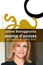 Couverture du livre « Journal d'assises » de Janine Bonaggiunta aux éditions Heloise D'ormesson