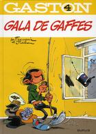 Couverture du livre « Gaston t.4 ; gala de gaffes » de Jidehem et Andre Franquin aux éditions Dupuis