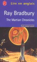 Couverture du livre « The martian chronicles » de Ray Bradbury aux éditions Le Livre De Poche