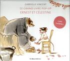 Couverture du livre « Ernest et Célestine ; le grand livre pop-up » de Gabrielle Vincent aux éditions Casterman