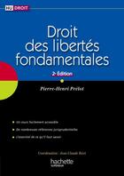 Couverture du livre « HU DROIT ; droit des libertés fondamentales (2e édition) » de Pierre-Henri Prelot aux éditions Hachette Education