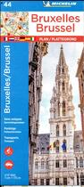 Couverture du livre « Bruxelles / brussels- plan et index / plattegrond en register » de Collectif Michelin aux éditions Michelin