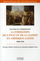 Couverture du livre « Formation de l'Etat et de la nation américaine » de Collectif aux éditions Editions Du Temps