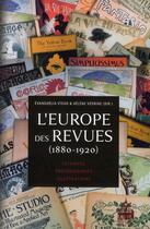 Couverture du livre « L'Europe des revues 1880-1920 » de Vedrine et Stead aux éditions Sorbonne Universite Presses
