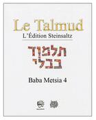Couverture du livre « Talmud ; Babli Berahot 3 t.3 » de Adin Steinsaltz aux éditions Biblieurope