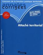 Couverture du livre « Attaché territorial 2012 » de Collectif aux éditions Documentation Francaise