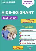 Couverture du livre « Aide-soignant ; entrée en IFAS ; tout-en-un (édition 2019/2020) » de  aux éditions Vuibert
