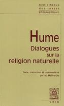Couverture du livre « Dialogues sur la religion naturelle » de David Hume et Michel Malherbe aux éditions Vrin