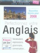Couverture du livre « Perfectionnez votre anglais (édition 2008) » de Anthony Bulger aux éditions Editions 365