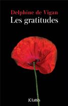 Couverture du livre « Les gratitudes » de Delphine De Vigan aux éditions Lattes