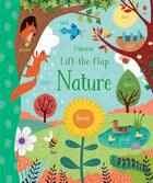 Couverture du livre « Lift the flap : nature » de Jessica Greenwell aux éditions Usborne