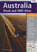 Couverture du livre « **australia road & 4wd atlas sp » de  aux éditions Hema