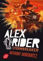 Couverture du livre « Alex Rider T.1 ; stormbreaker » de Anthony Horowitz aux éditions Hachette Jeunesse